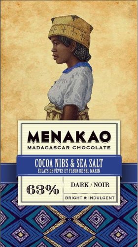 Ciocolata neagra - Menakao, Eclats De Feves Et Fleur Sel Marin | Quai Sud