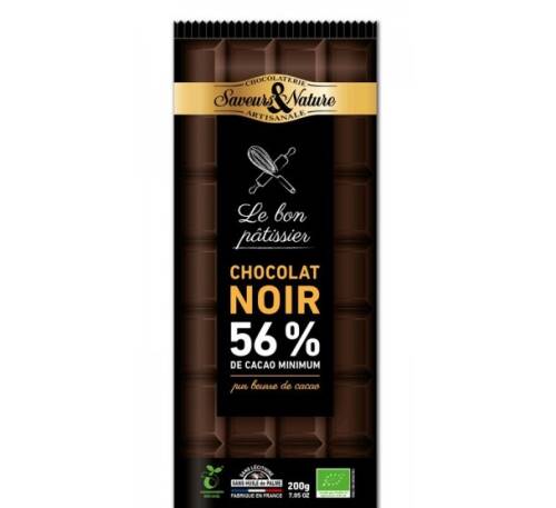 Ciocolata neagra - Table Noir 56% Patissiere Bio | Saveur et Nature