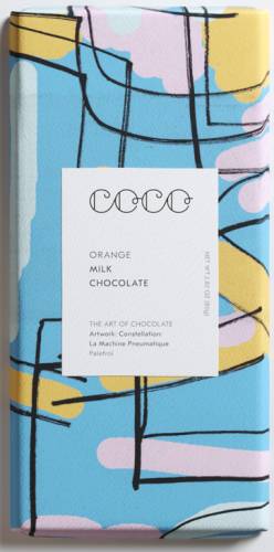 Ciocolata - orange milk 80g | coco chocolatier