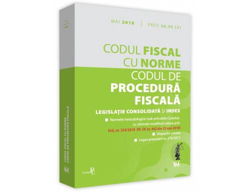 Codul fiscal cu Norme si Codul de procedura fiscala | 