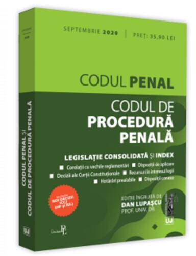 Codul penal si codul de procedura penala: Septembrie, 2020 | Dan Lupascu