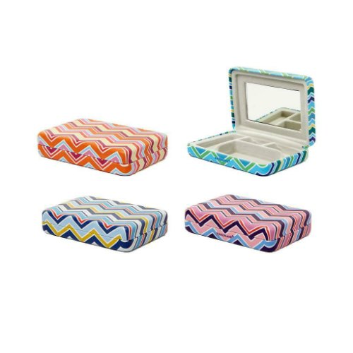 Cutie bijuterii - Portable Striped Jewelry Case (mai multe modele) | Kikkerland