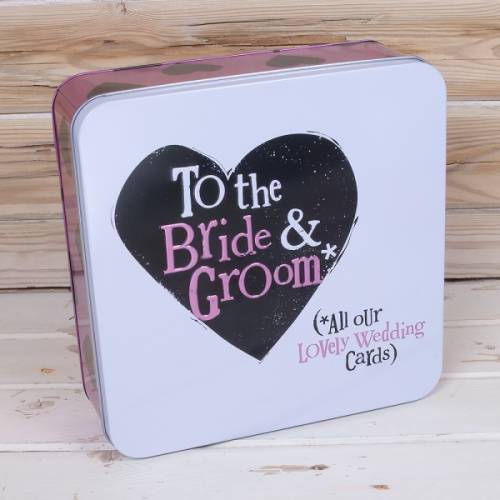 Cutie din metal - Bride & Groom Wedding Cards | Really Good