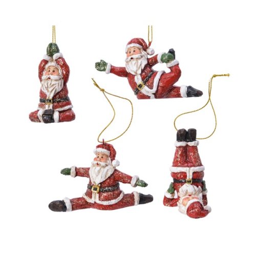 Decoratiune - amazing santa with hanger - mai multe modele | kaemingk