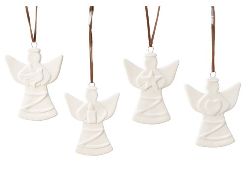 Decoratiune - angel porcelain - mai multe modele | kaemingk