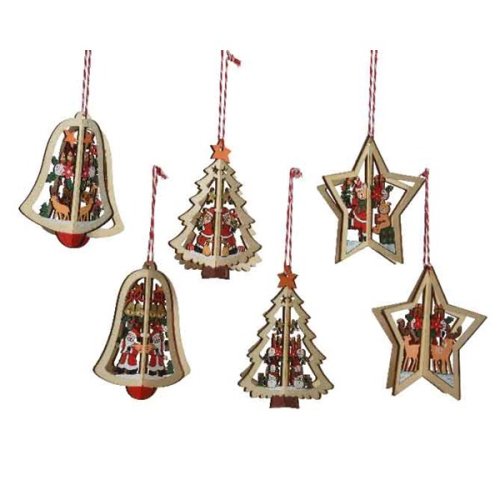 Decoratiune - bell-star-tree - mai multe modele | kaemingk
