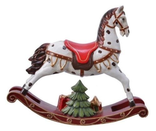 Decoratiune - Rocking Horse Polyresin | Kaemingk