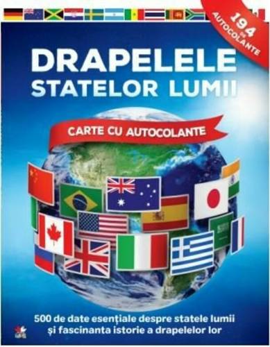 Litera - Drapelele statelor lumii. carte cu autocolante |