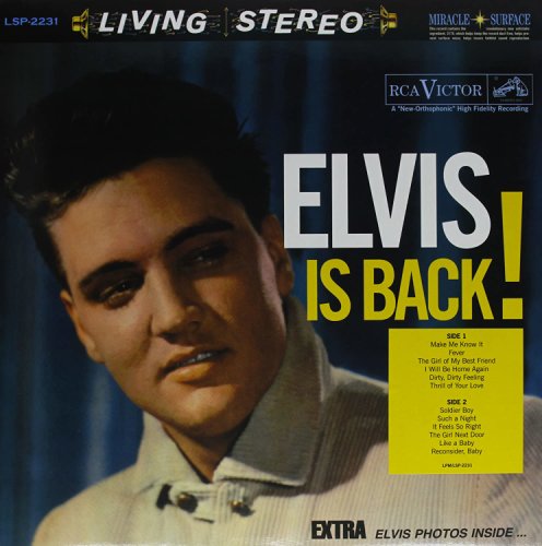 Elvis Is Back! - Vinyl | Elvis Presley