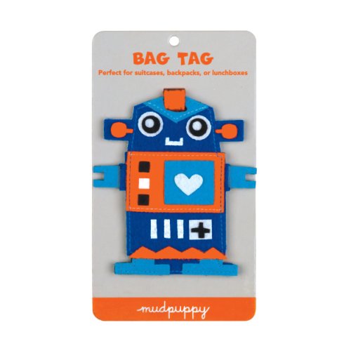 Eticheta pentru bagaj - Robot | Mudpuppy