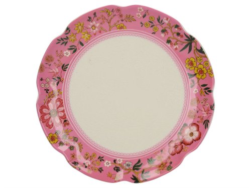 Farfurie-Katie Alice- Eastern Flora Canape Plate Pink | Creative Tops