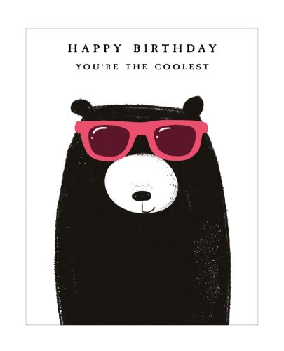 Felicitare - Bear & Sunglasses | The Art File