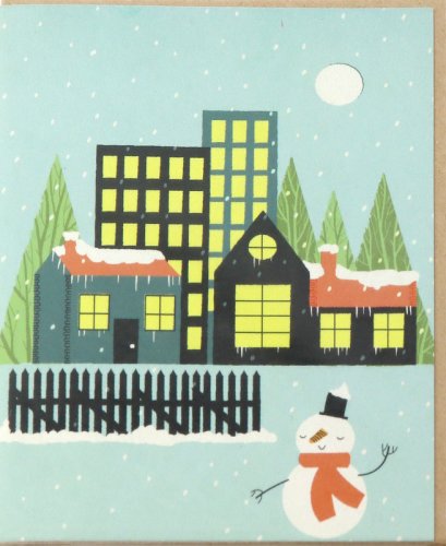 Felicitare - Christmas City Snowman | OHH Deer