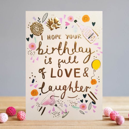 Felicitare - Love and Laughter | Louise Tiler Designs