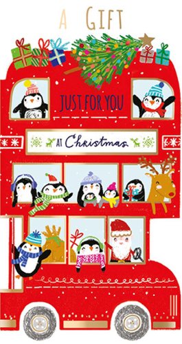 Felicitare portmoneu - Christmas Collection - A Gift Just For You | Ling Design