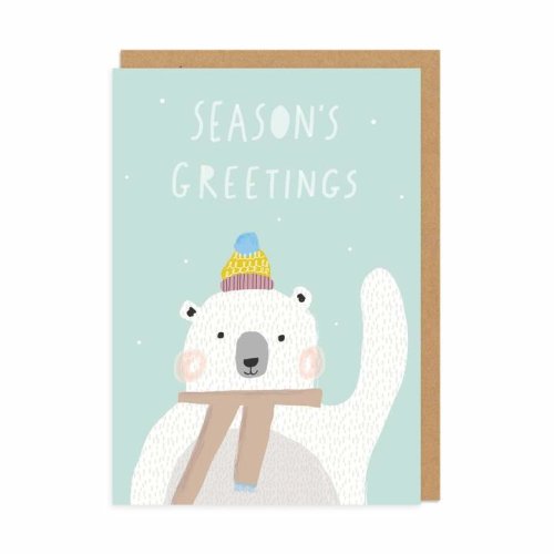 Felicitare - Seasons Greeting Polar Bear | OHH Deer