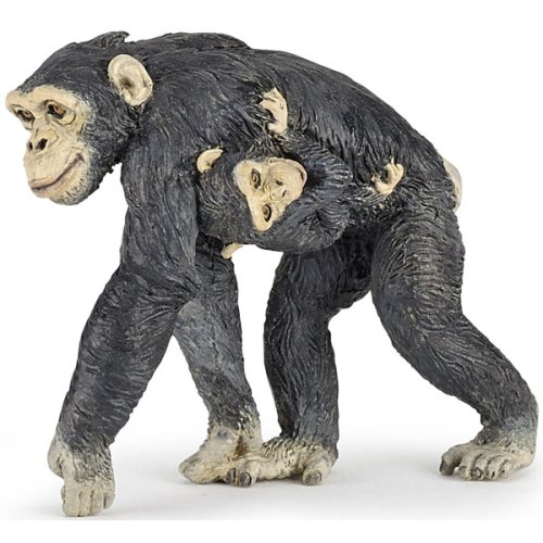 Figurina - Cimpanzeu cu Pui | Papo