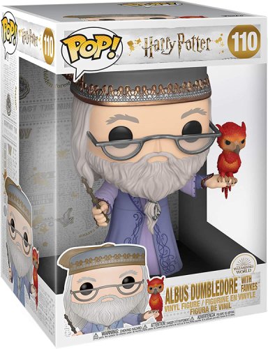 Figurina - Harry Potter - Dumbledore with Fawkes | Funko
