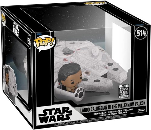 Figurina - Star Wars - Lando Calrissian in the Millennium Falcon | Funko