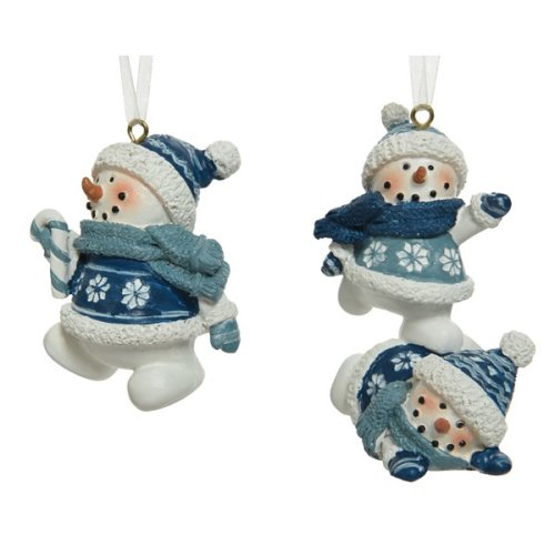 Figurine decorative - Snowman Polyresin, mai multe modele | Kaemingk