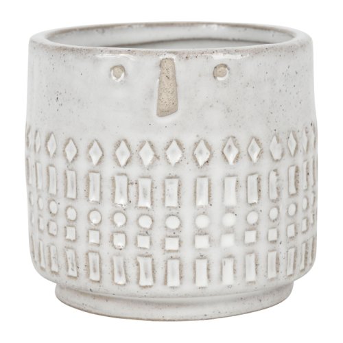 Ghiveci - flower pot nature grey d11xh8cm stoneware | sema design