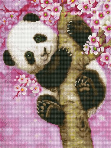 Goblen cu diamante - Ursuletul Panda | Acuarello