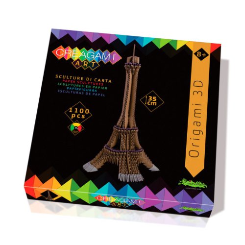 Joc creativ - Creagami Art - Turnul Eiffel, 1100 piese | CreativaMente
