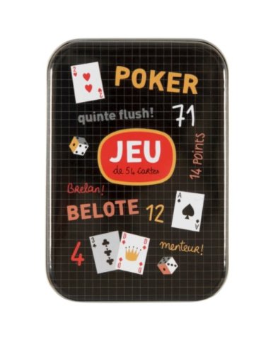 Joc Poker - Boite A Cartes A Jouer | Derriere la porte