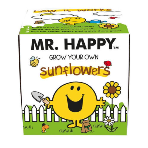 Kit pentru plante - Mr Happy - Grow your own sunflowers | Gift Republic 