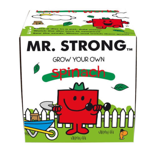 Kit pentru plante - Mr Strong - Grow your own spinach | Gift Republic 