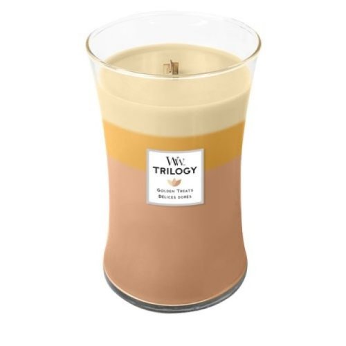 Lumanare parfumata - Large Jar Trilogy - Golden Treats | WoodWick