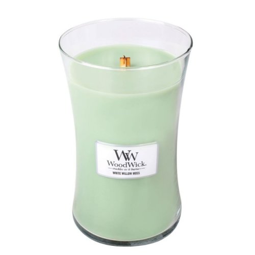 Lumanare parfumata - Large Jar - White Willow Moss | WoodWick