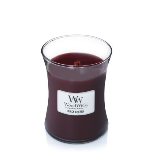 Lumanare parfumata - Medium Jar - Black Cherry | WoodWick
