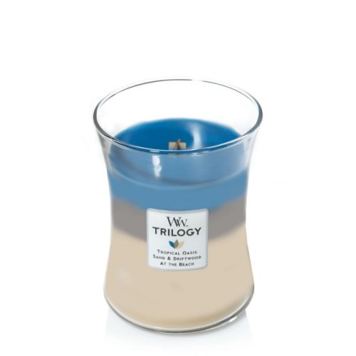 Lumanare parfumata - Medium Jar Trilogy - Nautical Escape | WoodWick