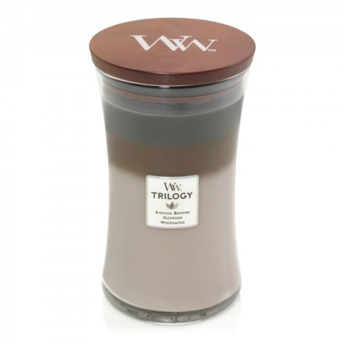 Lumanare parfumata - Trilogy Large Jar - Cozy Cabin | WoodWick