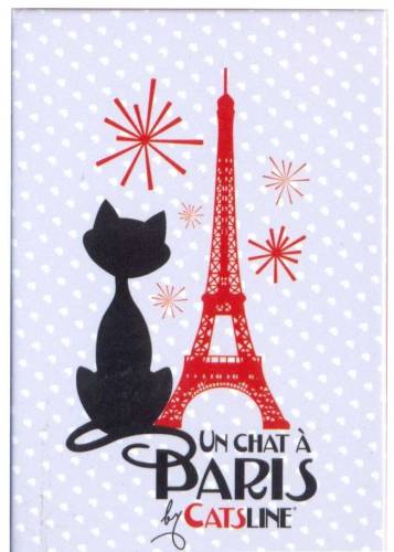 Magnet - Cat Rouge Tour Eiffel | Cartexpo