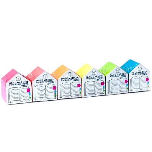 Markere pentru pagini - House Page Markers (mai multe culori) | Suck Uk