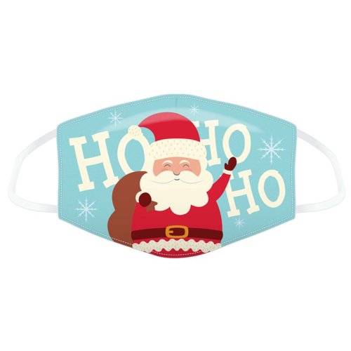 Masca reutilizabila - Large - Ho Ho Ho Christmas Santa | Puckator