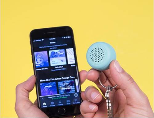 Mini boxa - Blue Micro Speaker | Kikkerland