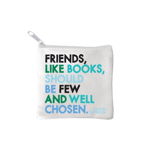 Mini portofel - Friends like books | Quotable Cards