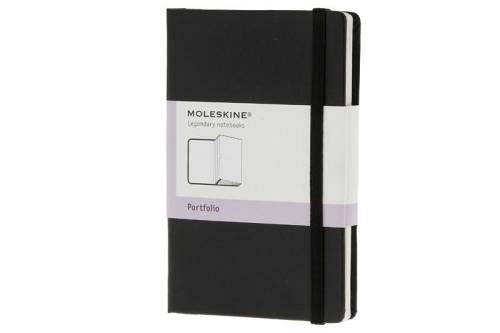 Moleskine Portofolio Black Hard Cover. Pocket | Moleskine