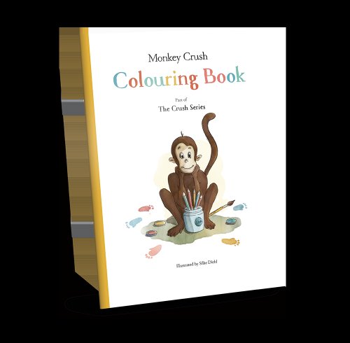 Monkey Crush Colouring Book | 