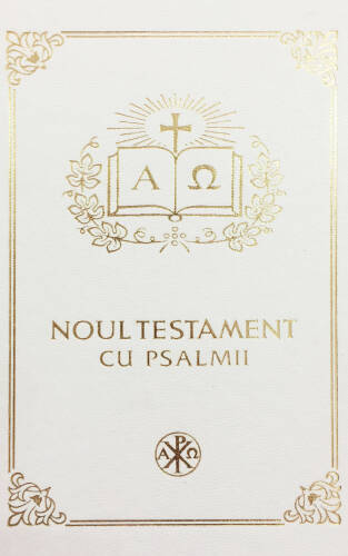 Noul Testament cu Psalmii – format 053 alb simplu | 