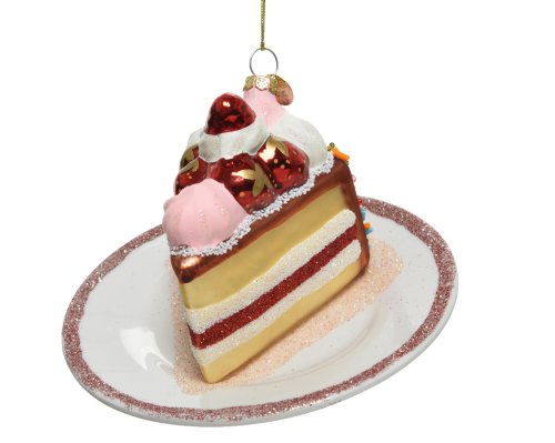 Ornament brad - Cake Glass Glitter | Kaemingk