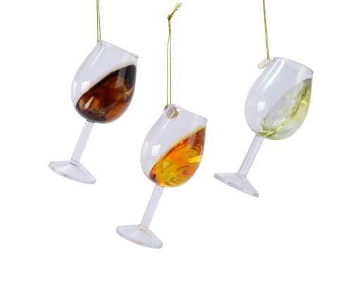 Ornament brad - Drinkglass Glass Gel, mai multe culori | Kaemingk