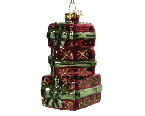Ornament brad - Giftbox Glass Glitter | Kaemingk