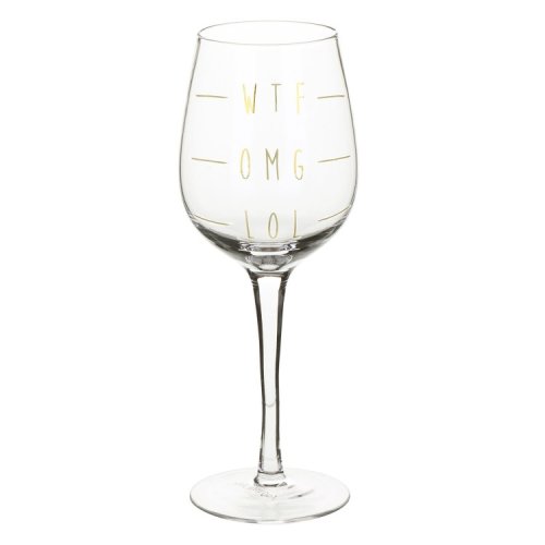 Pahar - Wine Glass - WTF, OMG, LOL | Lesser & Pavey