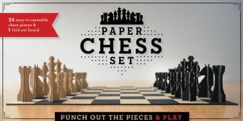 Paper Chess Set | Chronicle Books