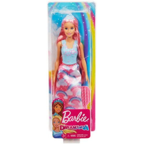 Papusa - barbie dreamtopia - printesa cu rochita curcubeu | mattel