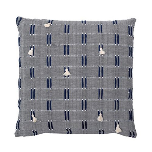 Perna - cushion blue cotton, 70x35cm | bloomingville